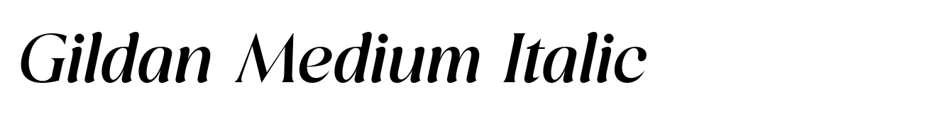 Gildan Medium Italic